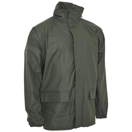 Regnjakke PU 076300 rød 4XL