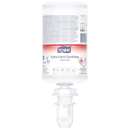 Tork hånddesinfektion gel m/alkohol S4, 6×1ltr