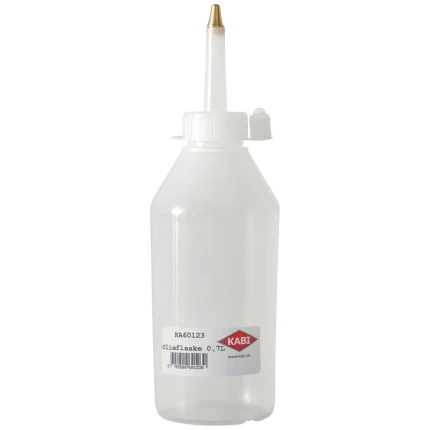 Kabi olieflaske m/messingspids 1,0 ltr