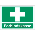 Henvisningsskilt plast A4 ‘Forbindskasse’