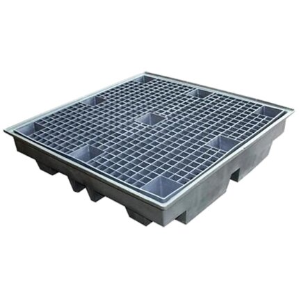 Romold spildpalle lav f/4 tønder, 128×128×27,5cm