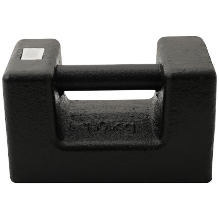 Kalibreringslod 10kg ±0,5g kl. M1, støbejern
