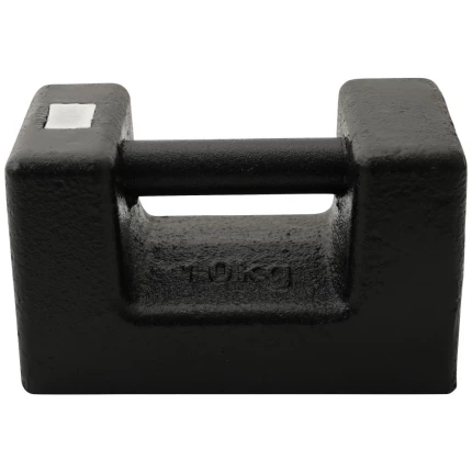 Kalibreringslod 10kg ±0,5g kl. M1, støbejern