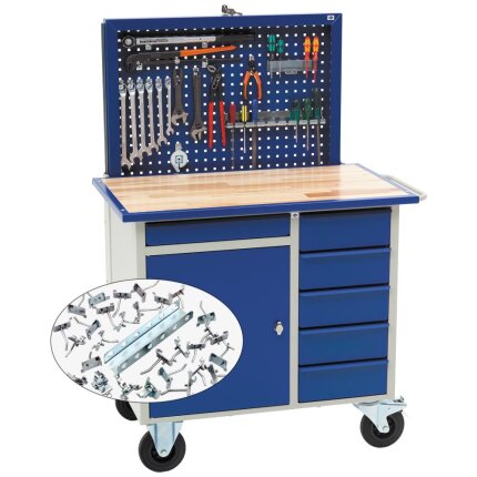 Værktøjsvogn VV-2 m/VT-1 tavle + krogsæt OS 96