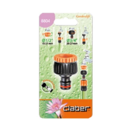 Claber nippel 1/2+3/4″inv.gev.BL-pk