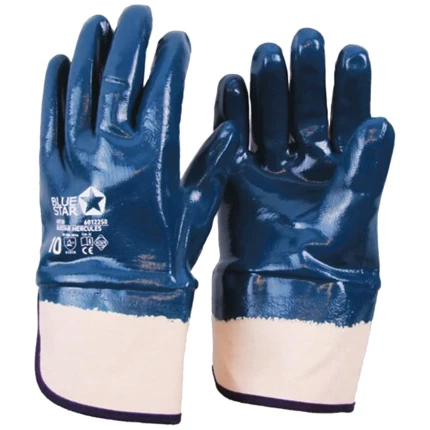 BlueStar Hercules handske m/manchet NBR heldyp