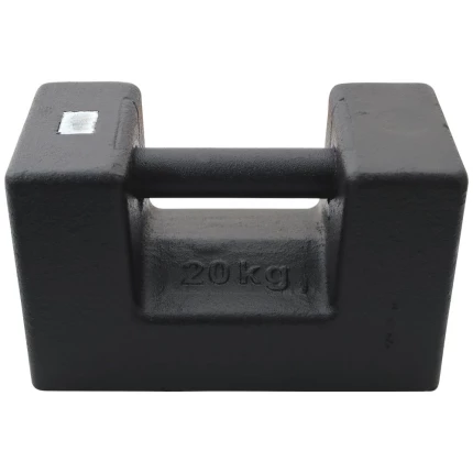 Kalibreringslod 20kg ±1g kl. M1, støbejern