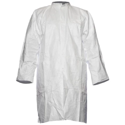 Tyvek 500 kittel m/trykknapper u/lommer