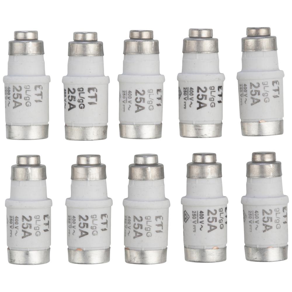 Sikring Neozed D02 20A, 5stk Sikring Neozed D02 20A, 5stk