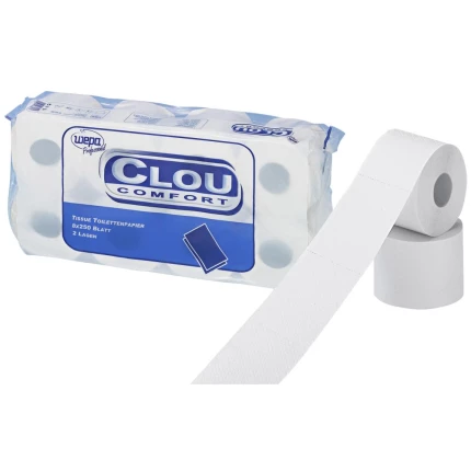 Toiletrl. 2-lags superhvid