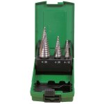 DJ TOOLS trappeborsæt HSS 4-30 mm, plastæske 3 stk