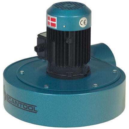 Ventilator m/motor og hus f/RS vægrøgsuger, 3×400V