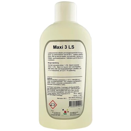 Maxi3 LS lavtskummende rengøringsmiddel 1 ltr
