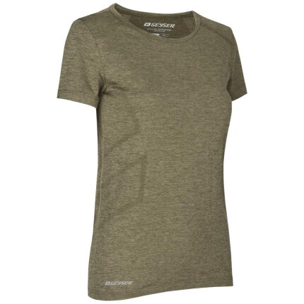 Geyser T-shirt sømløs dame sort G11020 2XL