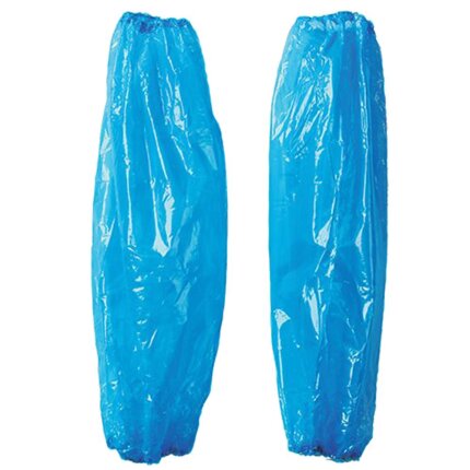 Ærmeovertræk blå 40 my PE, 100 stk