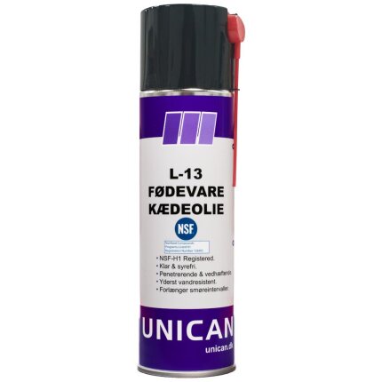 Unican L-13 fødevare-kædeolie 500ml
