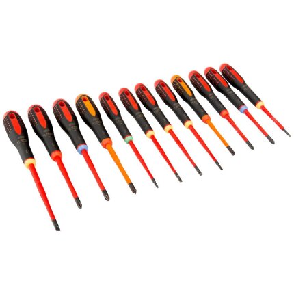 Ergo skruetrækkersæt XXL VDE 1000V, 12 dele