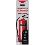 Housegard pulverslukker 6kg PE6HR-C, 43A-233B-C