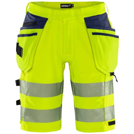 Hi-vis Green shorts kl.2 2646 GSTP gul/marine