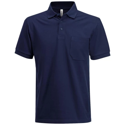 Acode heavy poloshirt m/brystlomme