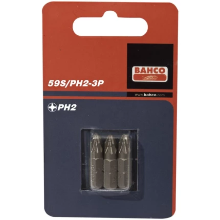 Bits 1/4″ PH2×25 mm pk/3
