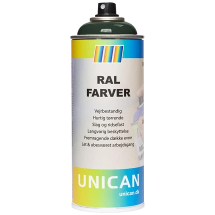 Unican RAL3020 trafikrød spraymaling 400ml