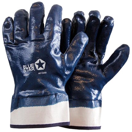 Bluestar Titan1 heldyppet nitrilhandske