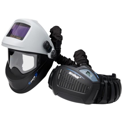 Shine Sparx slibe-/svejsehjem m/TH3 åndedrætsv.