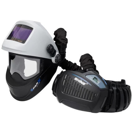 Shine Sparx slibe-/svejsehjem m/TH3 åndedrætsv.