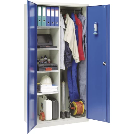 Materialeskab MSG-3 m/bøjlestang+4hylder