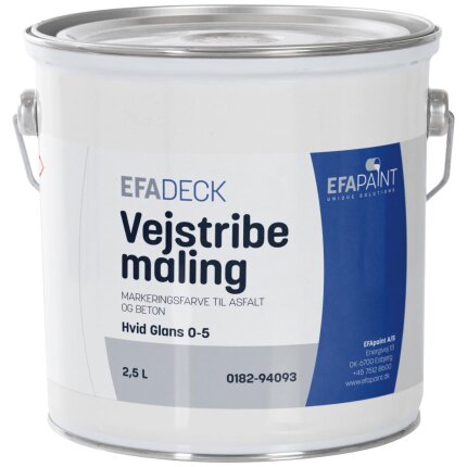 Vejstribemaling 2,5 ltr