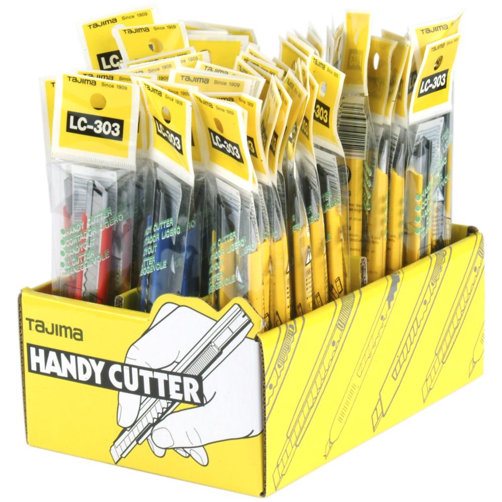 Tajima kniv 9 mm LC 303, 60 stk Tajima kniv 9 mm LC 303, 60 stk