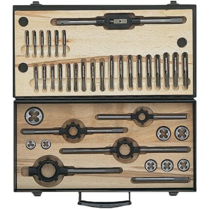 Gevindskæresæt mm 37 dele