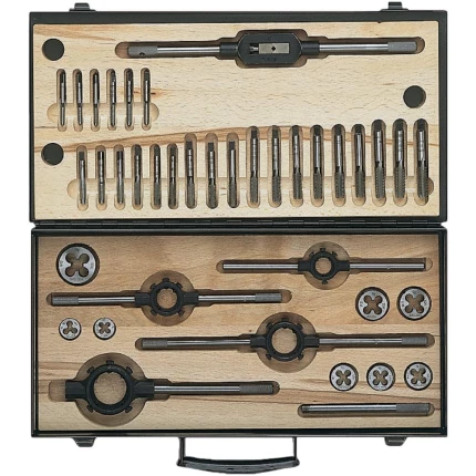 Gevindskæresæt mm 37 dele