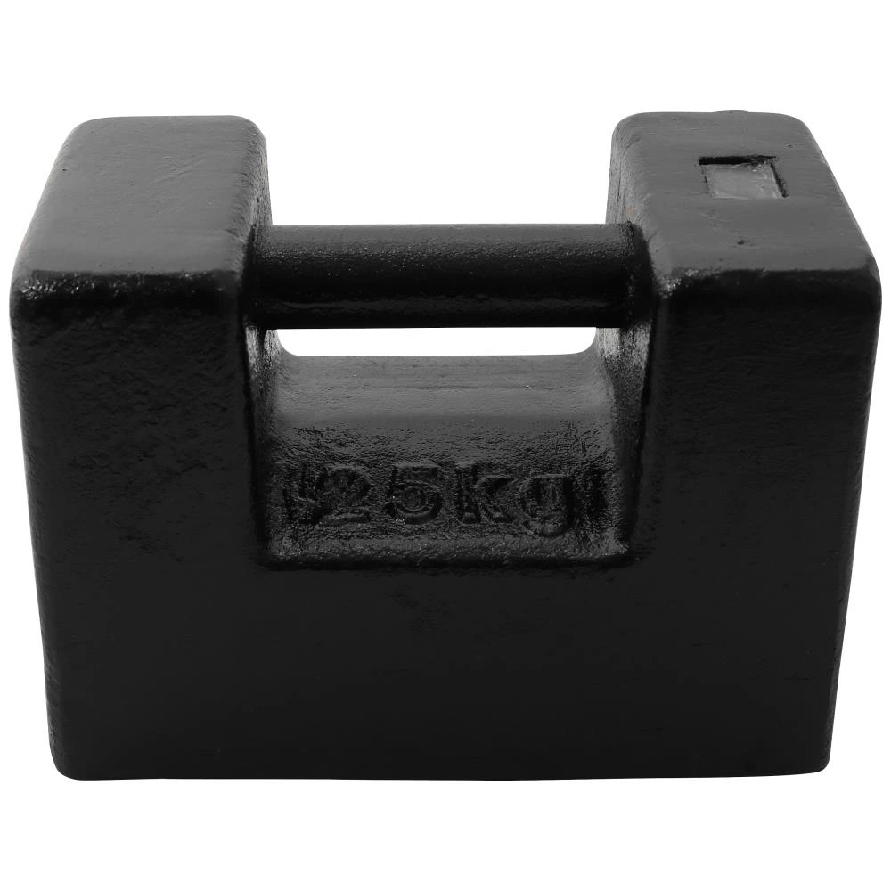 Kalibreringslod 25kg ±1,25g kl. M1, støbejern Kalibreringslod 25kg ±1,25g kl. M1, støbejern