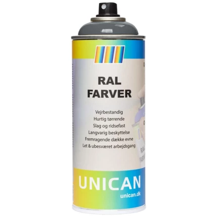 Unican RAL7012 basaltgrå spraymaling 400ml Unican RAL7012 basaltgrå spraymaling 400ml
