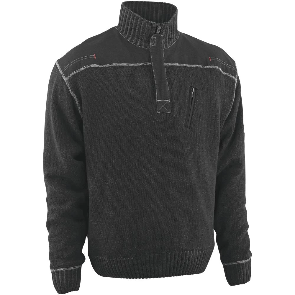 Naxos striktrøje m/kort lynlås Naxos striktrøje m/kort lynlås