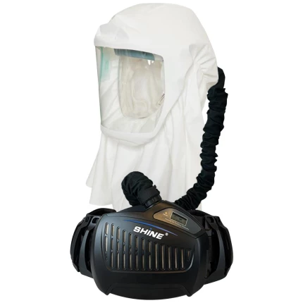 Shine P-SH100 hjelm m/lang hætte & TH3 åndedrætsv.
