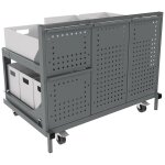 Indeco miljøstation med hjul