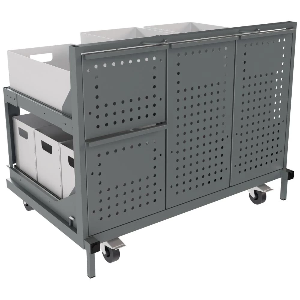 Indeco miljøstation med hjul Indeco miljøstation med hjul