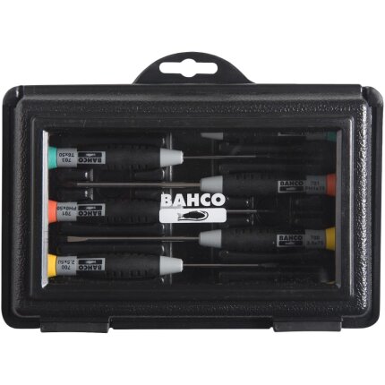 Præcisionsskruetrækkersæt kærv/PH/TX, 7 dele