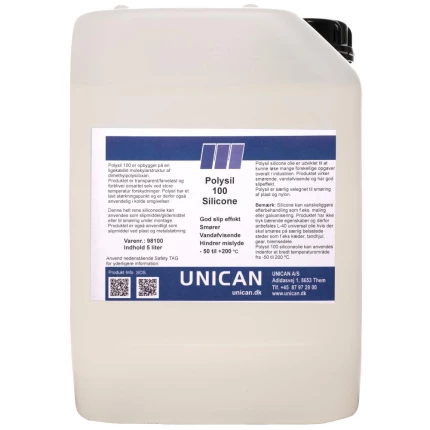 Unican Polysil100 siliconeolie, 5ltr