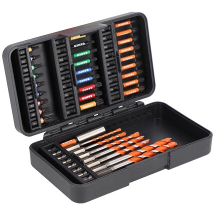 Slagbitssæt 1/4″ PZ-PH-TX m/univ.bor 3-8mm, 35dele