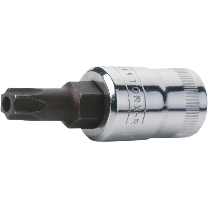 Torx top 1/4″ firk. TR20 m/hul