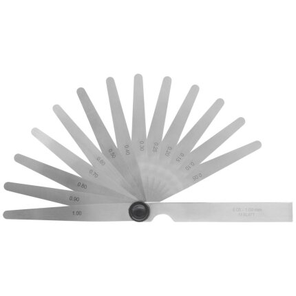 Søgerblade i sæt 0,05-1,00mm×100mm 13stk