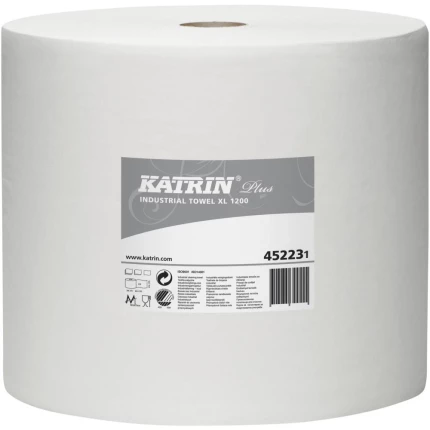 Katrin Plus industripapir XL1 hvid 32cm×1110mtr