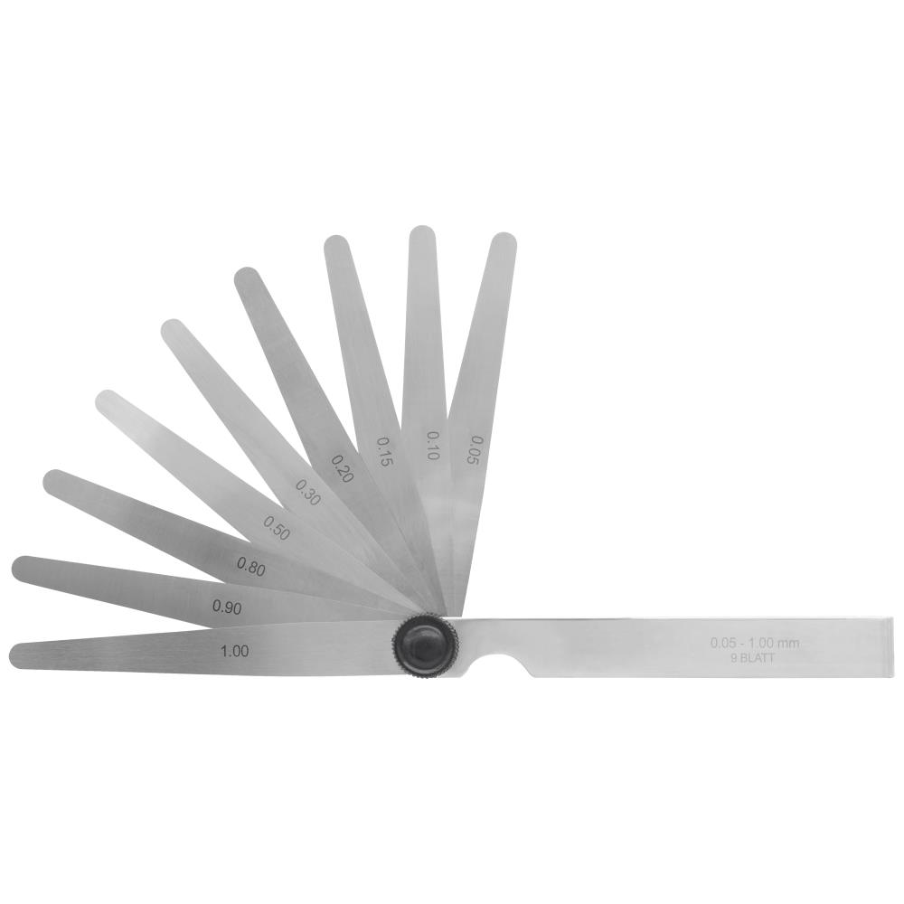 Søgerblade i sæt 0,03-0,15mm×100mm 9stk Søgerblade i sæt 0,03-0,15mm×100mm 9stk