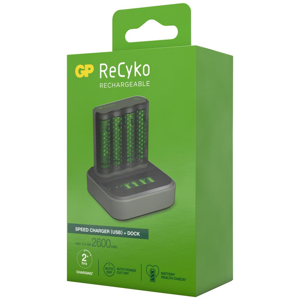 ReCyko oplader M451+D451 inkl. 4×2100mAh AA batt. ReCyko oplader M451+D451 inkl. 4×2100mAh AA batt.