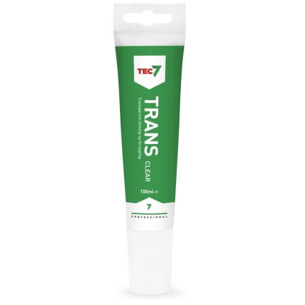 Tec7 Trans7 lim/fugemasse, transparent, tube 100ml