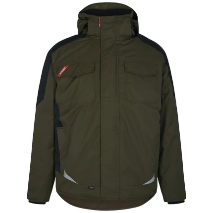 Galaxy vinterjakke antracit/tomatrød 5XL